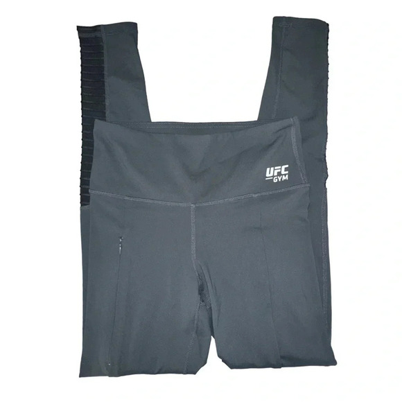 UFC Gym S gray +‎ black workout leggings - Picture 3 of 7